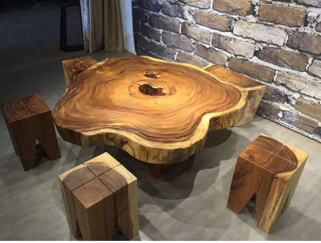 南美胡桃木圆桌|家具|工业/产品|zy1056132843 - 原创设计作品 